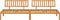 vidaXL - Tuinmiddenbanken - 2 - st - pallet - massief - acaciahout