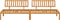 vidaXL - Tuinmiddenbanken - 2 - st - pallet - massief - acaciahout