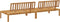 vidaXL - Tuinmiddenbanken - 2 - st - pallet - massief - acaciahout
