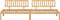 vidaXL - Tuinmiddenbanken - 2 - st - pallet - massief - acaciahout