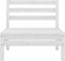 vidaXL - Tuinmiddenbanken - 4 - st - massief - grenenhout - wit