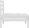 vidaXL - Tuinmiddenbanken - 4 - st - massief - grenenhout - wit
