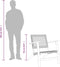 vidaXL - Tuinnstoelen - 2 - st - poly - rattan - en - acaciahout - zwart