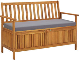vidaXL - Tuinopbergbank - 120 - cm - massief - acaciahout