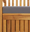 vidaXL - Tuinopbergbank - 120 - cm - massief - acaciahout