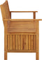 vidaXL - Tuinopbergbank - 120 - cm - massief - acaciahout