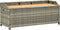 vidaXL - Tuinopbergbank - 120 - cm - poly - rattan - grijs
