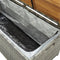 vidaXL - Tuinopbergbank - 120 - cm - poly - rattan - grijs