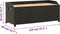 vidaXL - Tuinopbergbank - 120 - cm - poly - rattan - zwart