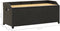 vidaXL - Tuinopbergbank - 120 - cm - poly - rattan - zwart