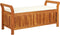 vidaXL - Tuinopbergbank - met - kussen - 126 - cm - massief - acaciahout