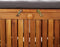 vidaXL - Tuinopbergbank - met - kussen - 126 - cm - massief - acaciahout