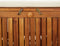 vidaXL - Tuinopbergbank - met - kussen - 126 - cm - massief - acaciahout
