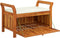 vidaXL - Tuinopbergbank - met - kussen - 91 - cm - massief - acaciahout
