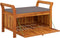 vidaXL - Tuinopbergbank - met - kussen - 91 - cm - massief - acaciahout