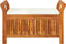 vidaXL - Tuinopbergbank - met - kussen - 91 - cm - massief - acaciahout