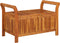 vidaXL - Tuinopbergbank - met - kussen - 91 - cm - massief - acaciahout