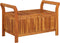 vidaXL - Tuinopbergbank - met - kussen - 91 - cm - massief - acaciahout