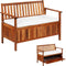 vidaXL - Tuinopslagbank - 120x63x84 - cm - massief - acaciahout
