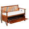 vidaXL - Tuinopslagbank - 120x63x84 - cm - massief - acaciahout