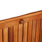vidaXL - Tuinopslagbank - 120x63x84 - cm - massief - acaciahout