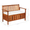 vidaXL - Tuinopslagbank - 120x63x84 - cm - massief - acaciahout