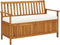 vidaXL - Tuinopslagbank - 120x63x84 - cm - massief - acaciahout