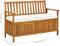 vidaXL - Tuinopslagbank - 120x63x84 - cm - massief - acaciahout