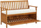 vidaXL - Tuinopslagbank - 120x63x84 - cm - massief - acaciahout