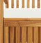 vidaXL - Tuinopslagbank - 120x63x84 - cm - massief - acaciahout