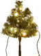 vidaXL - Tuinpadkerstbomen - 6 - st - met - warmwitte - LED's - 45 - cm - PVC