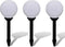 vidaXL Tuinpadlampen 3 st met grondpin LED 20 cm