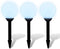 vidaXL Tuinpadlampen 3 st met grondpin LED 20 cm