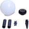 vidaXL Tuinpadlampen 3 st met grondpin LED 20 cm