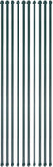 vidaXL - Tuinpalen - 1,5 - m - metaal - groen - 10 - st