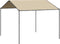 vidaXL - Tuinpaviljoen - 3x3 - m - staal - en - stof - beige