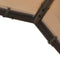 vidaXL - Tuinpaviljoen - 3x3 - m - staal - en - stof - beige