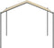 vidaXL - Tuinpaviljoen - 4x4 - m - staal - en - stof - beige