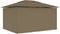 vidaXL - Tuinpaviljoen - met - gordijnen - 180 - g/m² - 4x3 - m - taupe