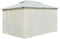 vidaXL - Tuinpaviljoen - met - gordijnen - 4x3 - m - wit