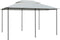 vidaXL - Tuinpaviljoen - met - gordijnen - 4x3 - m - wit