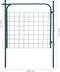 vidaXL - Tuinpoort - 100x100 - cm - antraciet
