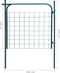 vidaXL - Tuinpoort - 100x100 - cm - groen