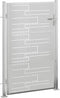 vidaXL - Tuinpoort - 100x125 - cm - roestvrij - staal