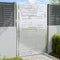 vidaXL - Tuinpoort - 100x125 - cm - roestvrij - staal