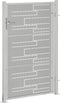 vidaXL - Tuinpoort - 100x125 - cm - roestvrij - staal