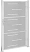vidaXL - Tuinpoort - 100x125 - cm - roestvrij - staal