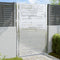 vidaXL - Tuinpoort - 100x150 - cm - roestvrij - staal