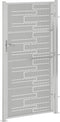 vidaXL - Tuinpoort - 100x200 - cm - roestvrij - staal