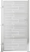 vidaXL - Tuinpoort - 100x200 - cm - roestvrij - staal